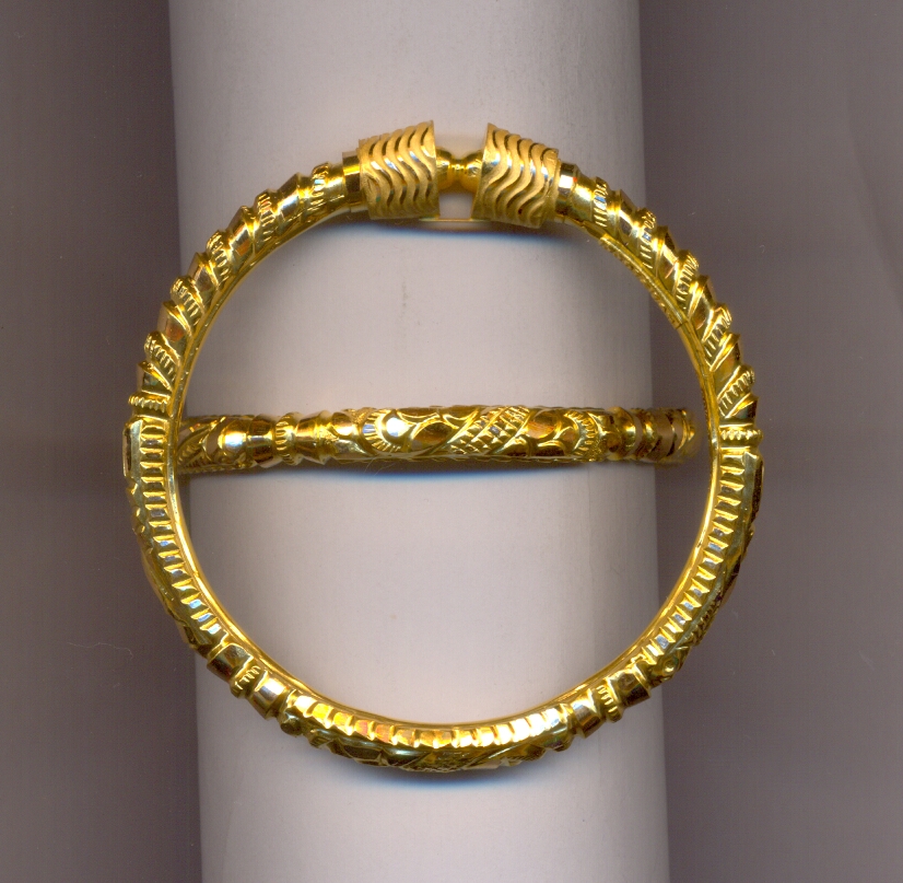 GOLD BANGLE PLAIN FANCY