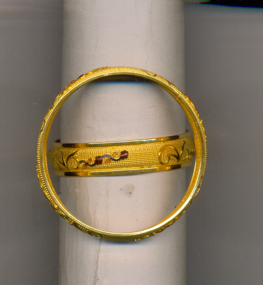 GOLD BANGLE PLAIN FANCY