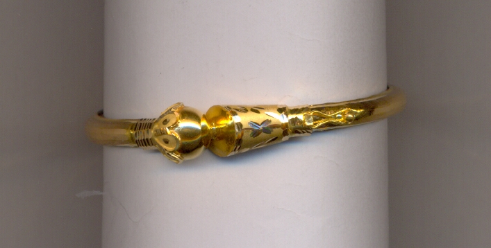 GOLD BANGLE PLAIN FANCY