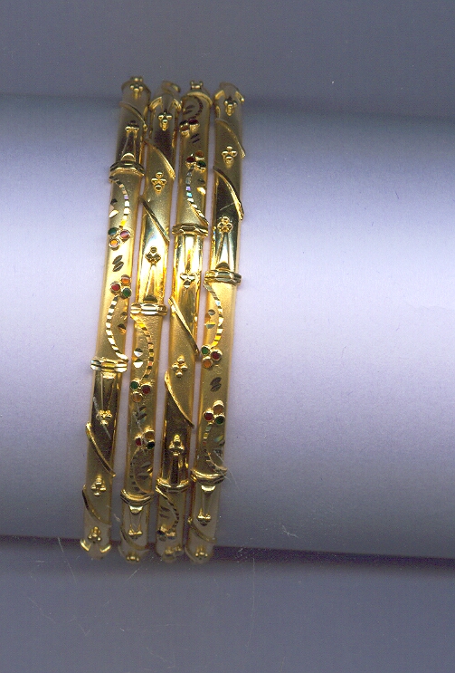 GOLD BANGLE PLAIN FANCY