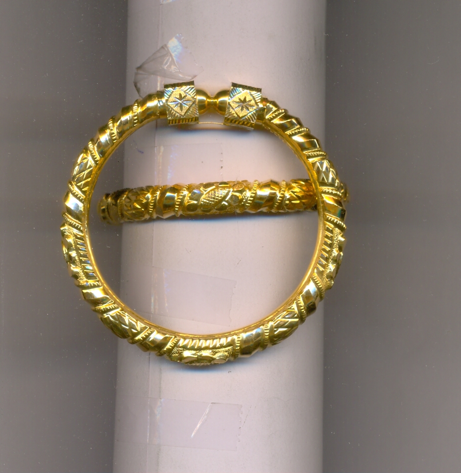 GOLD BANGLE PLAIN FANCY