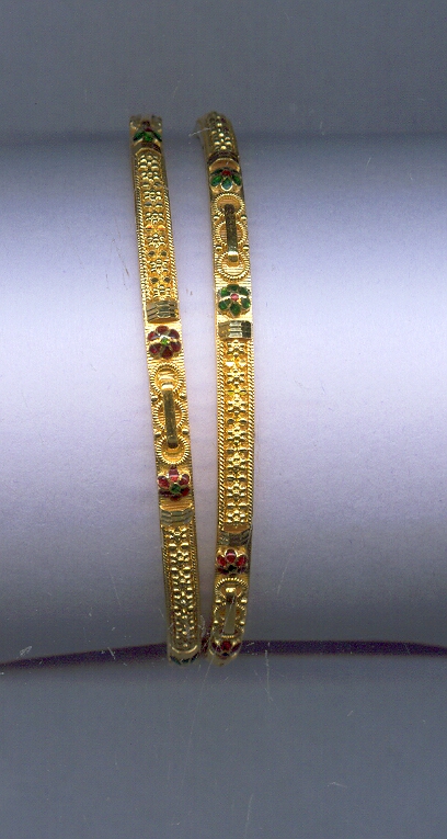 GOLD BANGLE PLAIN FANCY