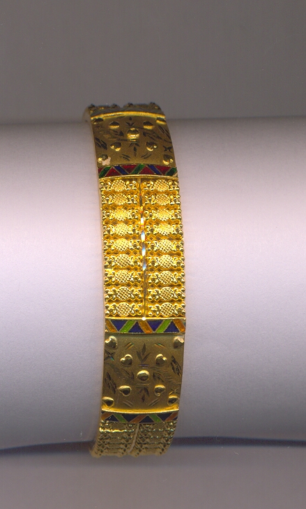 GOLD BANGLE PLAIN FANCY