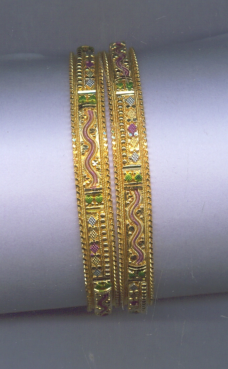 GOLD BANGLE PLAIN FANCY