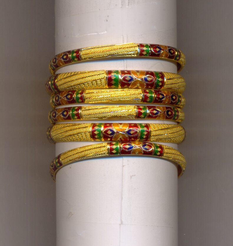 GOLD BANGLE PLAIN FANCY