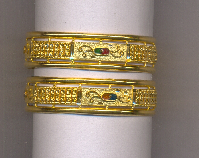GOLD BANGLE PLAIN FANCY