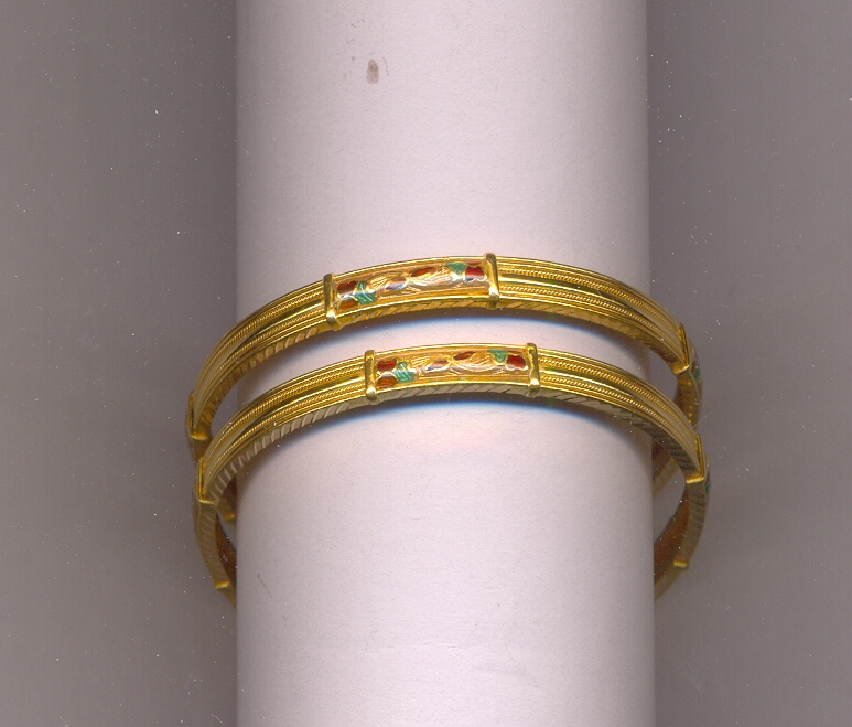 GOLD BANGLE PLAIN FANCY