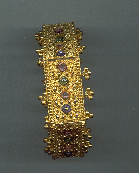GOLD BANGLE PLAIN FANCY