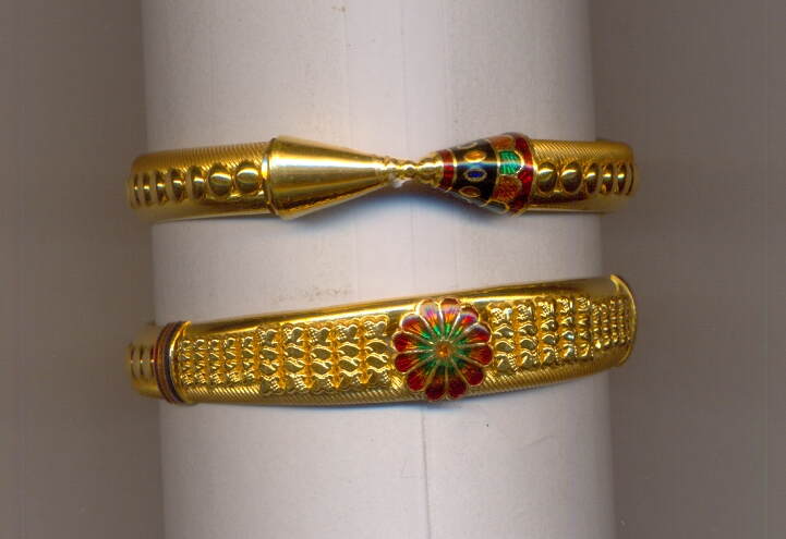 GOLD BANGLE PLAIN FANCY