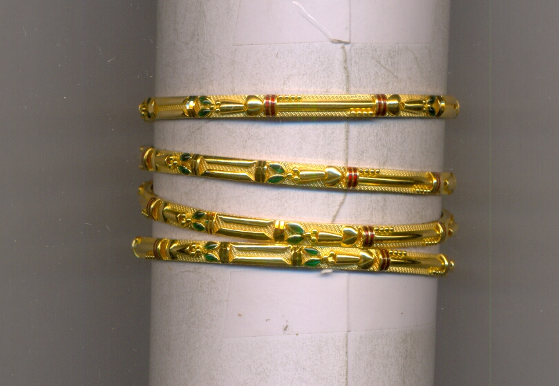 GOLD BANGLE PLAIN FANCY