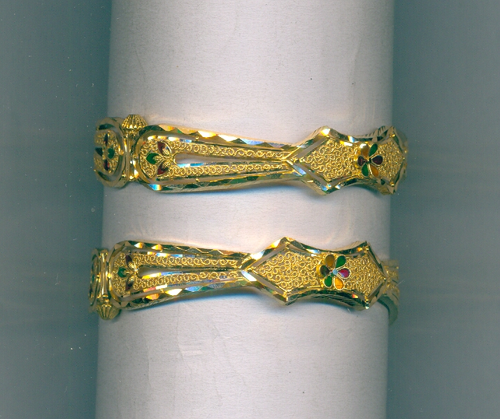 GOLD BANGLE PLAIN FANCY