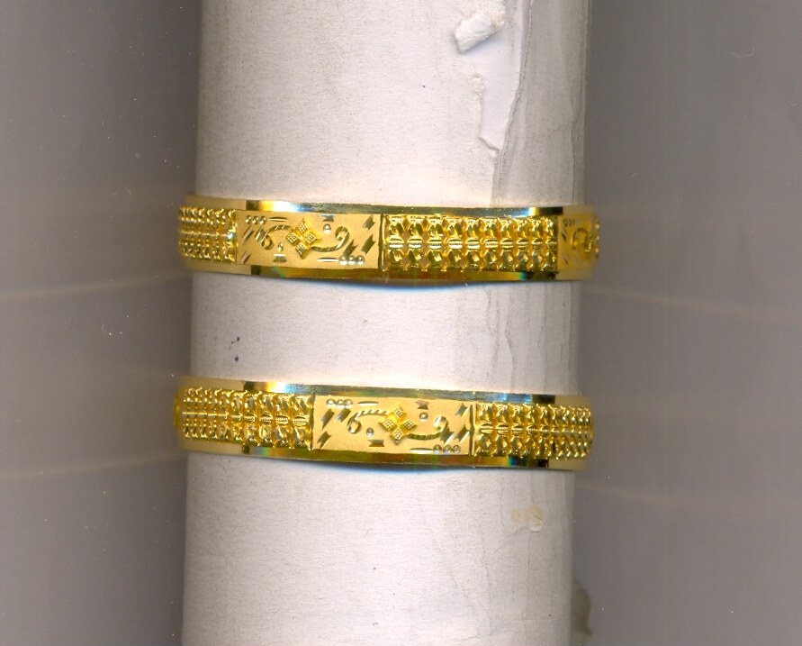 GOLD BANGLE PLAIN FANCY