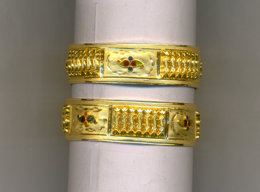 GOLD BANGLE PLAIN FANCY