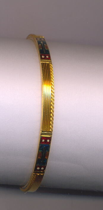 GOLD BANGLE PLAIN FANCY