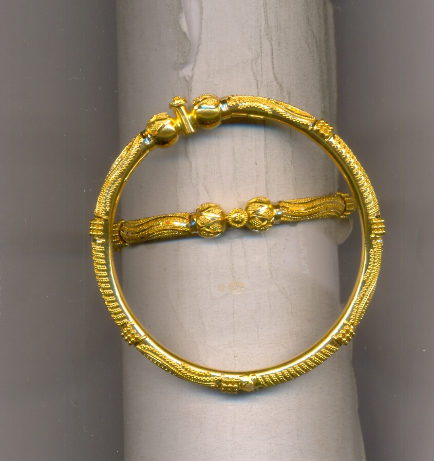 GOLD BANGLE PLAIN FANCY