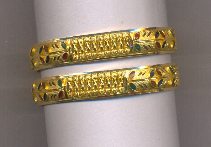 GOLD BANGLE PLAIN FANCY