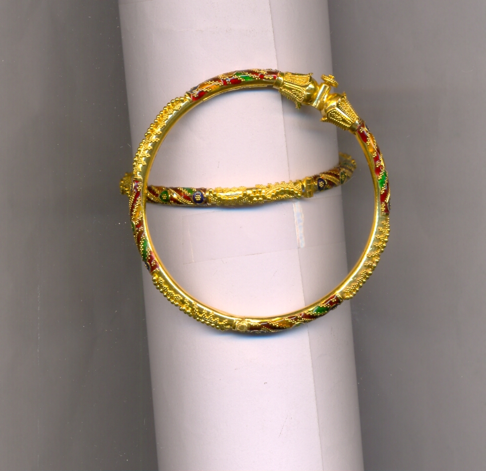 GOLD BANGLE PLAIN FANCY