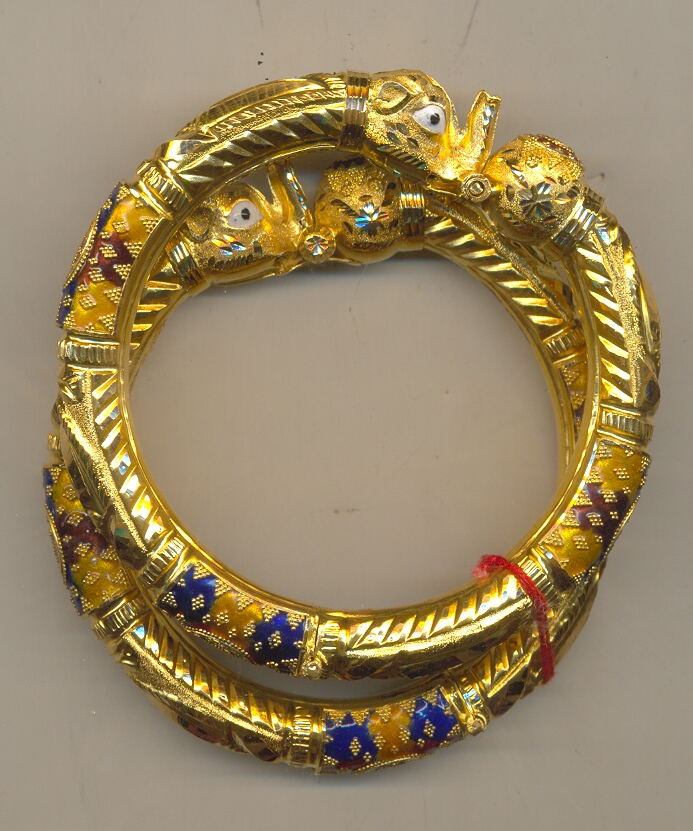 GOLD BANGLE PLAIN FANCY