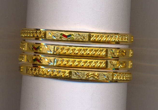 GOLD BANGLE PLAIN FANCY