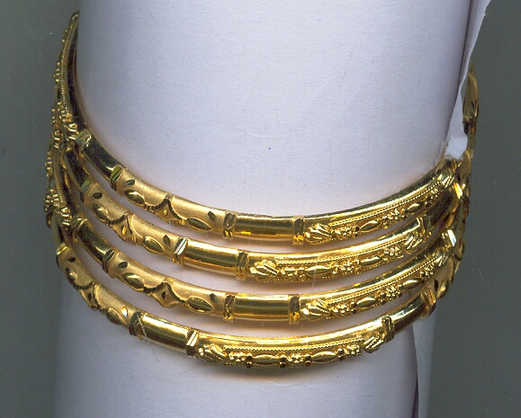 GOLD BANGLE PLAIN FANCY