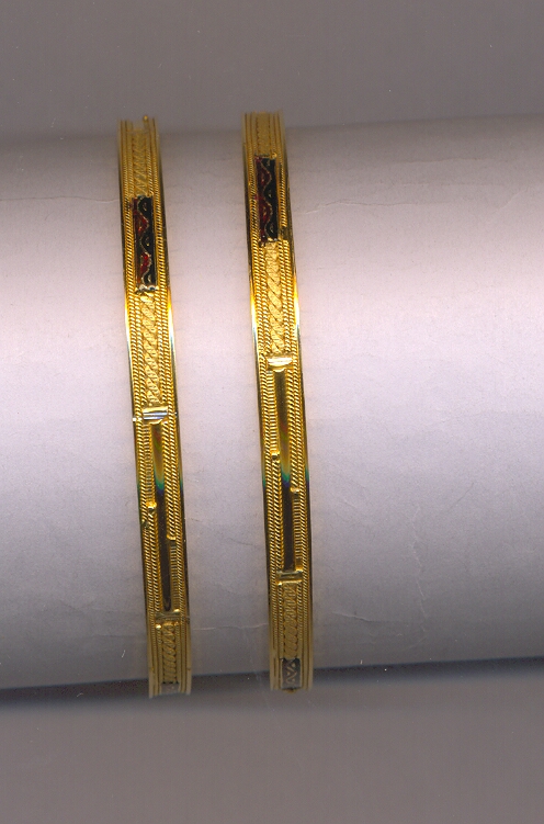 GOLD BANGLE PLAIN FANCY