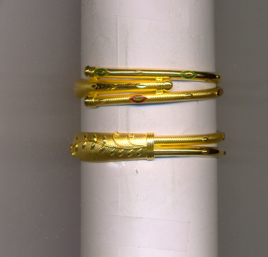 GOLD BANGLE PLAIN FANCY