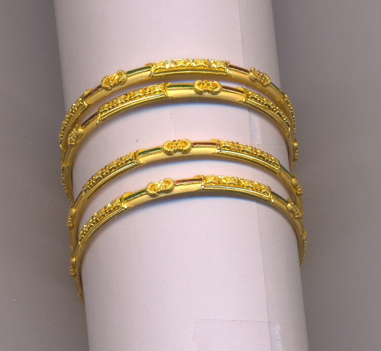 GOLD BANGLE PLAIN FANCY