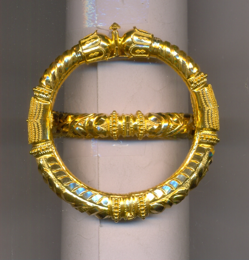 GOLD BANGLE PLAIN FANCY