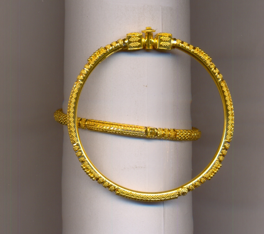 GOLD BANGLE PLAIN FANCY