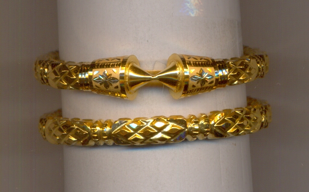 GOLD BANGLE PLAIN FANCY