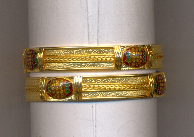 GOLD BANGLE PLAIN FANCY