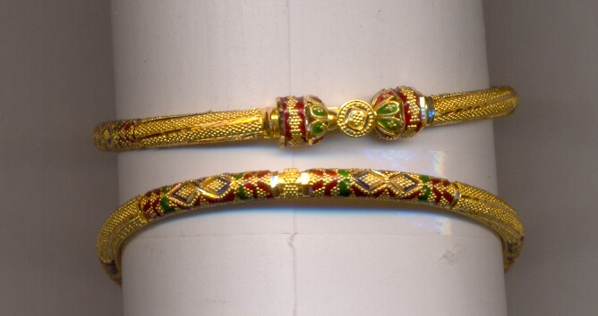 GOLD BANGLE PLAIN FANCY