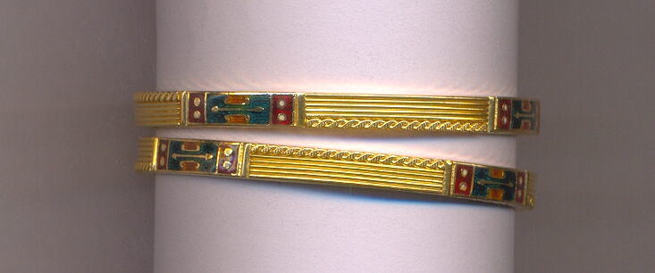 GOLD BANGLE PLAIN FANCY