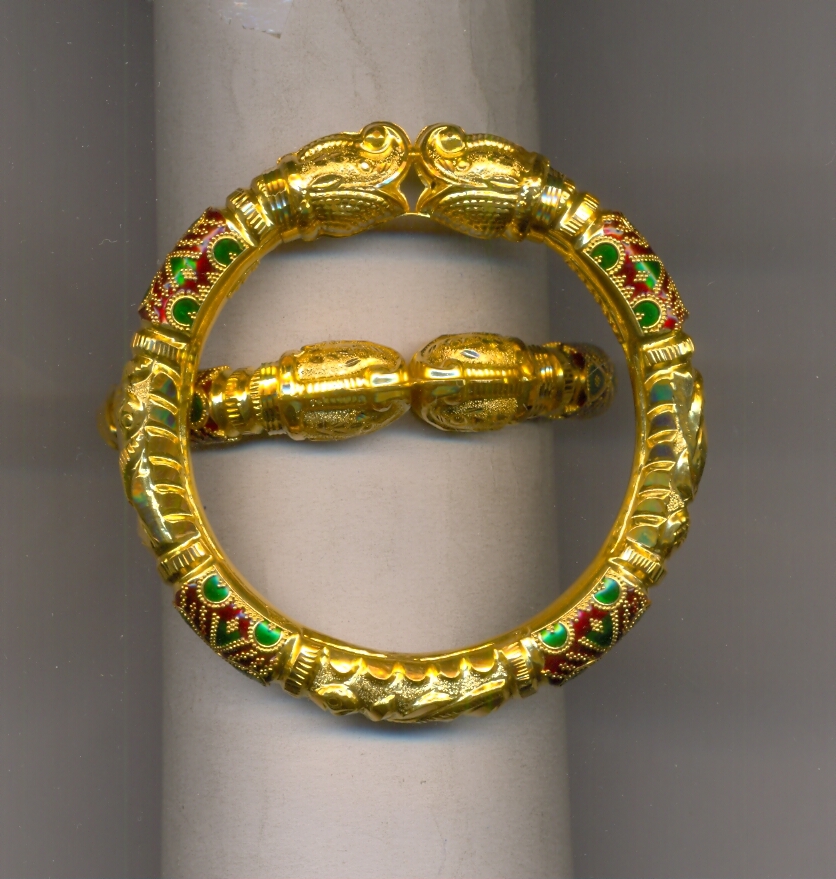 GOLD BANGLE PLAIN FANCY