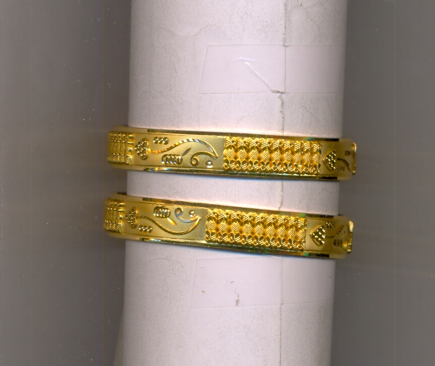 GOLD BANGLE PLAIN FANCY
