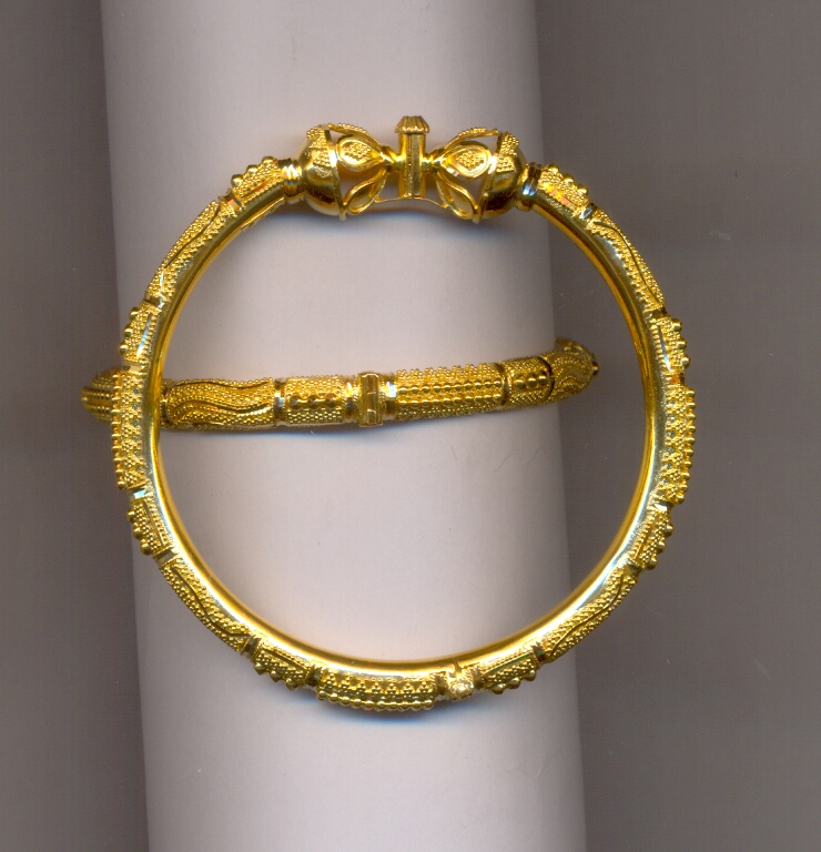 GOLD BANGLE PLAIN FANCY