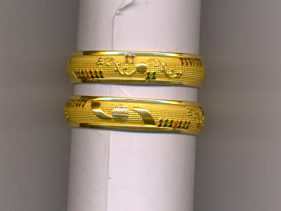 GOLD BANGLE PLAIN FANCY