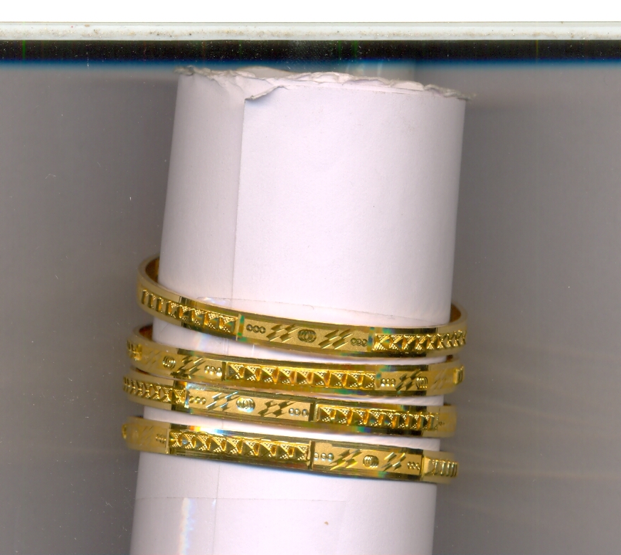 GOLD BANGLE PLAIN FANCY