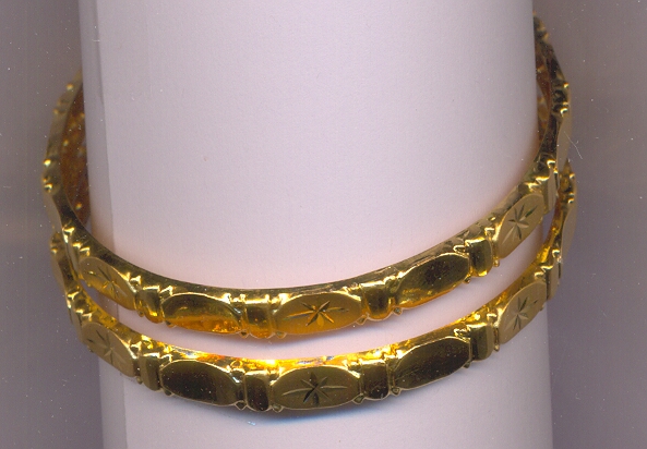 GOLD BANGLE PLAIN FANCY