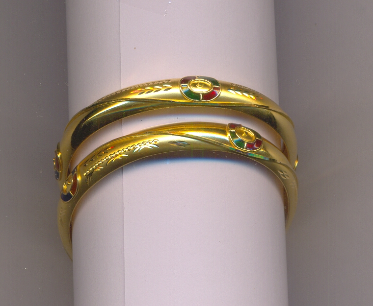 GOLD BANGLE PLAIN FANCY