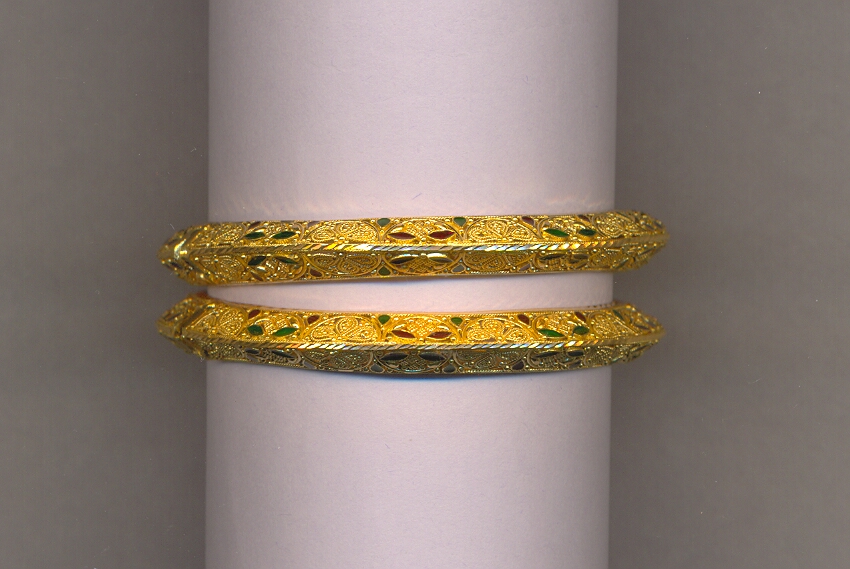 GOLD BANGLE PLAIN FANCY