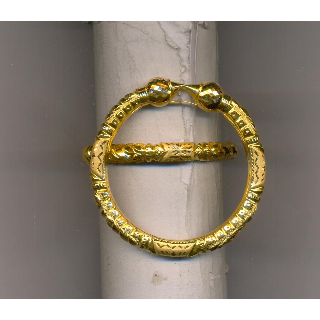GOLD BANGLE PLAIN FANCY
