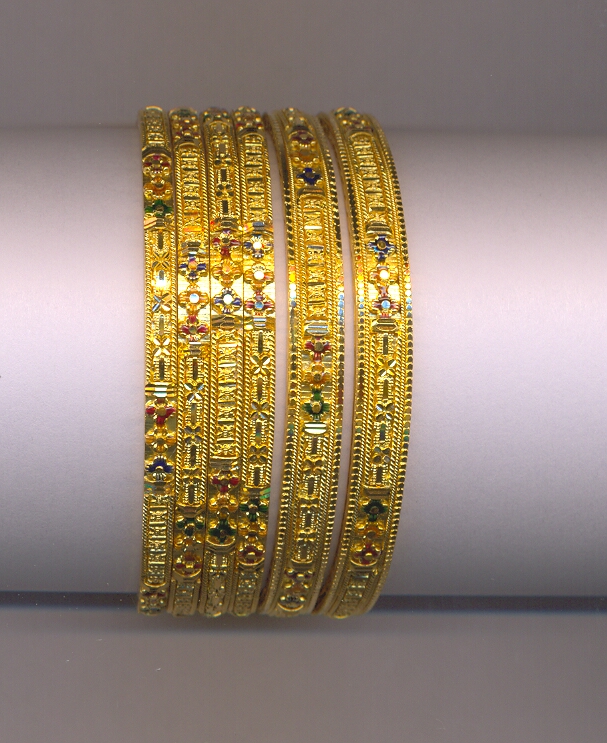 GOLD BANGLE PLAIN FANCY