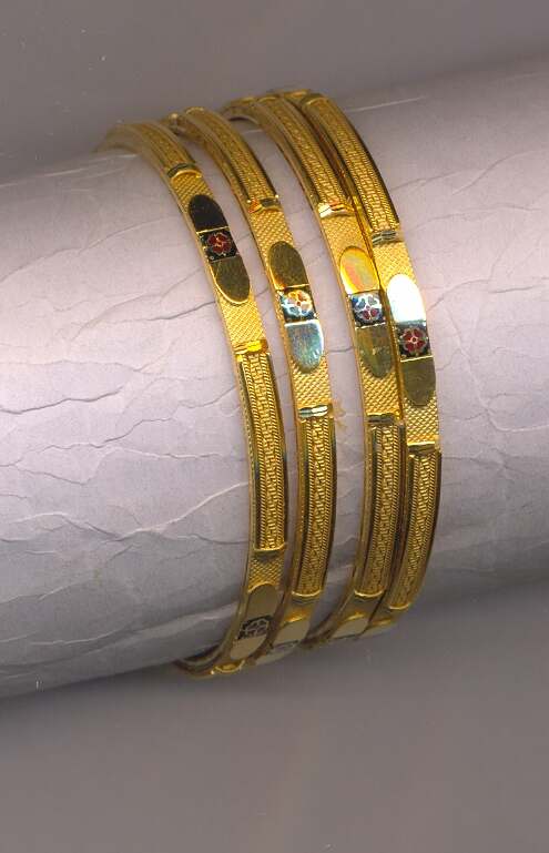 GOLD BANGLE PLAIN FANCY