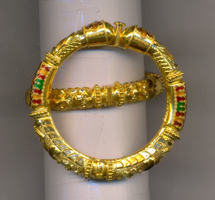 GOLD BANGLE PLAIN FANCY