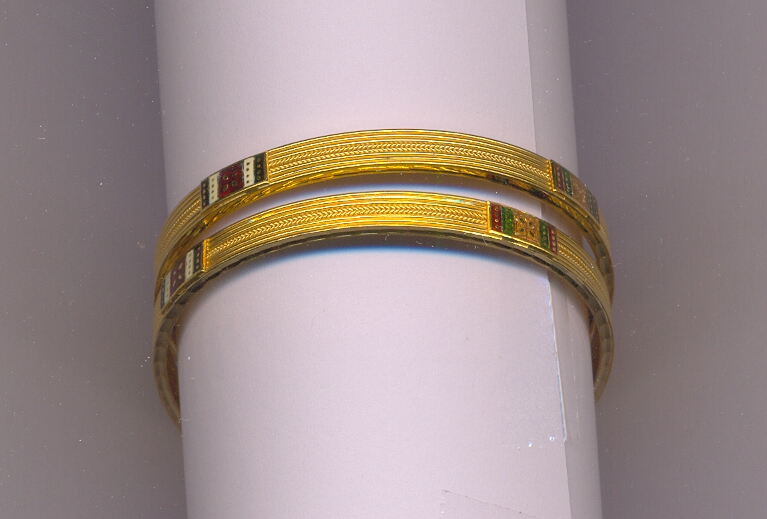 GOLD BANGLE PLAIN FANCY