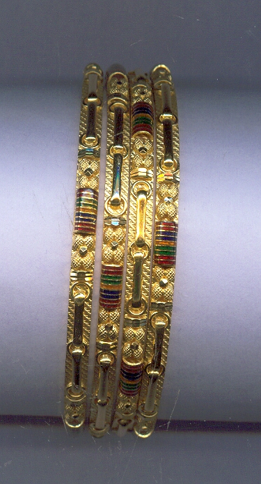 GOLD BANGLE PLAIN FANCY