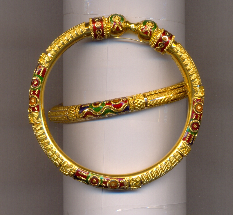 GOLD BANGLE PLAIN FANCY