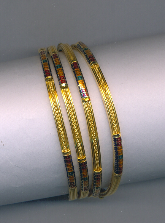 GOLD BANGLE PLAIN FANCY