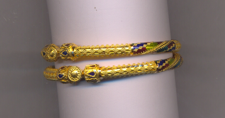 GOLD BANGLE PLAIN FANCY